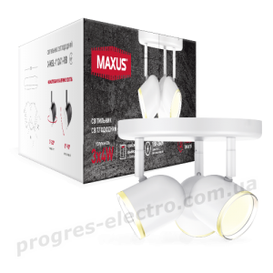 Спот світильник на 3 лампи MAXUS MSL-01R 3x4W 4100K білий