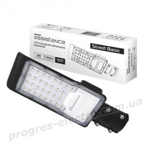 Консольний світильник світлодіодний Maxus assistance Street Basic 30W 850 GR