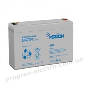 Акумуляторна батарея GP670F1 6V 7Ah