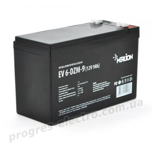 Акумуляторна батарея EV 6-DZM-9, 12V 9Ah F2 (клема)