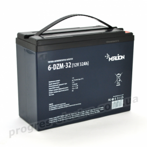 Акумуляторна батарея 6-DZM-32, 12V 32Ah M5 (болт)