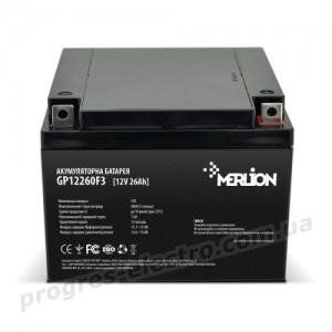 Акумуляторна батарея GP12260F3 12 V 26 Ah