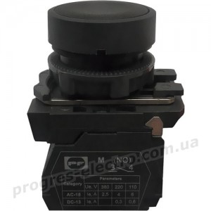 Вимикач кнопковий FP PCP Pl 1NO чорний