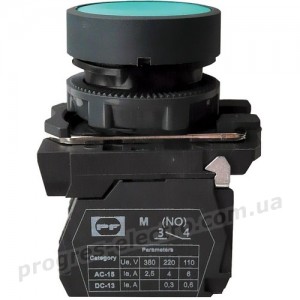 Вимикач кнопковий FP PCP Pl 1NO зелений