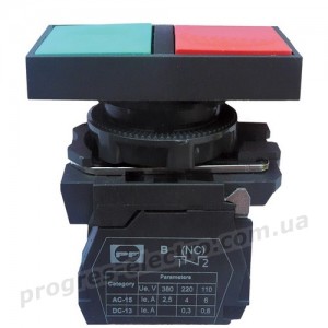 Вимикач кнопковий FP PrecL Pl 1NO 1NC 110V