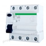 Реле захисного відключення FPR-AС 4P 80A 30mA