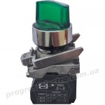 Вимикач кнопковий FP RECL 2 зелений 1NО 24V