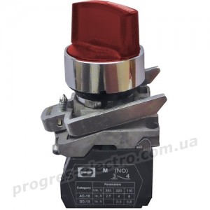 Вимикач кнопковий FP RECL 2 червоний 1NО 230V