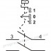 Вимикач кнопковий FP СKL 3 Pl чорний 2NО