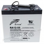 Акумуляторна батарея RA12-55 12V 55.0Ah