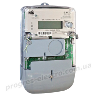 Електролічильник однофазний NIK 2104 AP2T.1802.MC.11 (5-60)А PLC-модуль, реле упр. навантаженням, магн. та радіо захист, багатотарифний