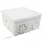 Коробка (32-21040-808) розподільна 80х80х40 сіра гладкостенная