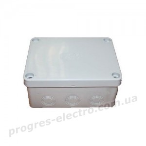 COURBI 150x110x70 сіра розподільна Коробка з кабель-вводами