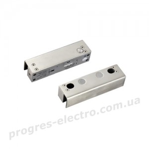 Замок YB-500U(LED) ригельний на скляні двері без рами