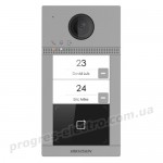 Виклична панель DS-KV8213-WME1/Flush(B) 2 Мп з ІЧ підсвічуванням та Wi-Fi