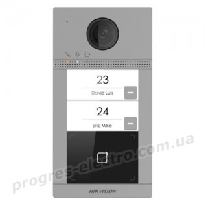 Виклична панель DS-KV8213-WME1/Flush(B) 2 Мп з ІЧ підсвічуванням та Wi-Fi