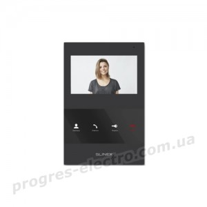 Відеодомофон SQ-04M (black) 4" Slinex