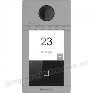 Виклична панель DS-KV8113-WME1(B)/Flush 2 Мп з ІЧ підсвічуванням та Wi-Fi