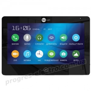 Відеодомофон MEZZO HD black NeoLight