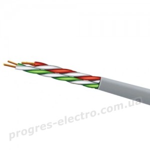 Кабель мережевий UTP Cat.5e 2*2*24 Indoor Мідь