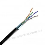 Кабель мережевий FTP Cat.5e 4*2*24 Outdoor Мідь