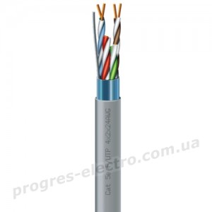 Кабель мережевий FTP Cat.5e 4*2*24 Indoor Мідь