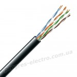 Кабель мережевий UTP Cat.5e 4*2*24 Outdoor Мідь