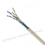 Кабель мережевий FTP Cat.5e 4*2*24 Indoor Мідь