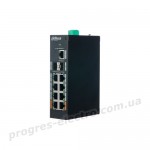 Комутатор DH-PFS3211-8GT-120 8-портовий некерований гігабітний PoE