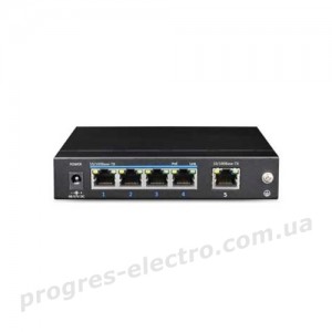 Комутатор UTP1-SW0401-TP60 4-портовий PoE