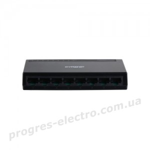 Комутатор DH-PFS3008-8GT-L 8-портовий гігабітний