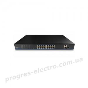 Комутатор UTP1-SW1602TS-POE 16-портовий PoE