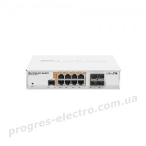 Комутатор CRS112-8P-4S-IN 8-портовий керований PoE