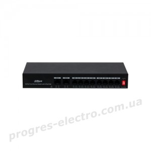 Комутатор DH-PFS3010-8ET-65 8-портовий з 8 РоЕ портами