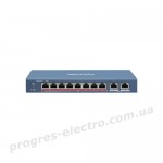 Комутатор DS-3E0310HP-E 8-портовий некерований PoE