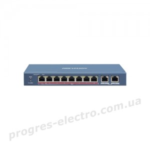 Комутатор DS-3E0310HP-E 8-портовий некерований PoE