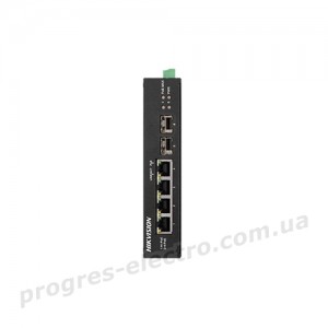 Комутатор DS-3T0506HP-E/HS 4-портовий некерований PoE