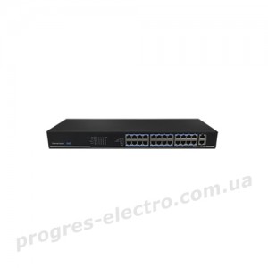 Комутатор SF26P-LM 24-портовий PoE