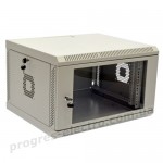 Шафа CMS UA-MGSWA65G 19" 6U, 600x500x373мм (Ш*Г*В), економ, акрилове скло, сірий