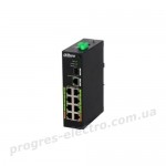 Комутатор DH-LR2110-8ET-120 8-портовий ePoE