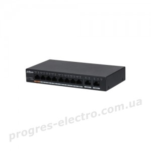 Комутатор DH-PFS3010-8GT-96 8-портовий з 8 РоЕ портами