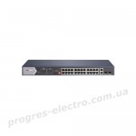 Комутатор DS-3E0528HP-E 24-портовий некерований Hi-PoE