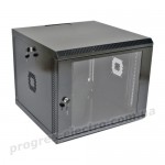 Шафа CMS UA-MGSWA96B 19" 9U, 600х600х507 мм (Ш * Г * В), акрилове скло, чорний