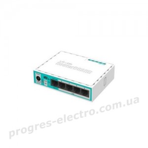 Маршрутизатор hEX lite (RB750r2) 5-портовий