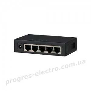 Комутатор DH-PFS3005-5GT 5-портовий гігабітний некерований