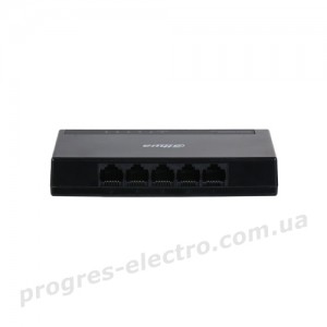 Комутатор DH-PFS3005-5GT-L 5-портовий L2 гігабітний некерований