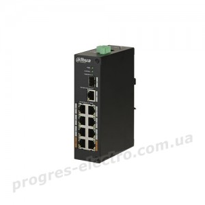 Комутатор DH-PFS3110-8ET-96 8-портовий некерований PoE