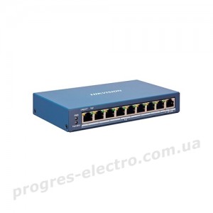 Комутатор DS-3E1309P-EI 8-портовий керований PoE