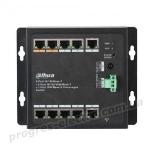 Комутатор DH-PFS3111-8ET-96-F 8-портовий PoE