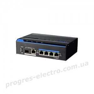 Комутатор UTP7204E-POE-A1 4-портовий PoE